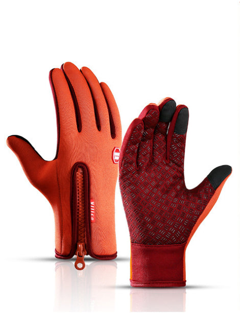 Winter Waterproof Sports Gloves With Fleece