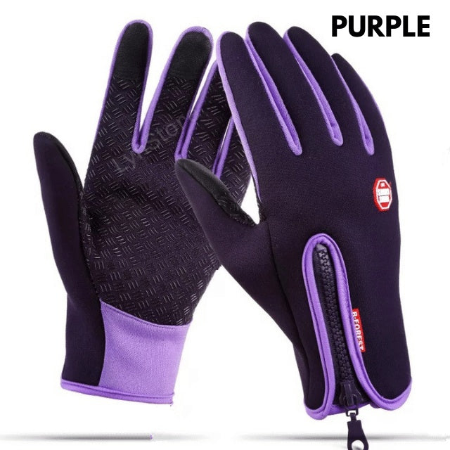 Winter Waterproof Sports Gloves With Fleece