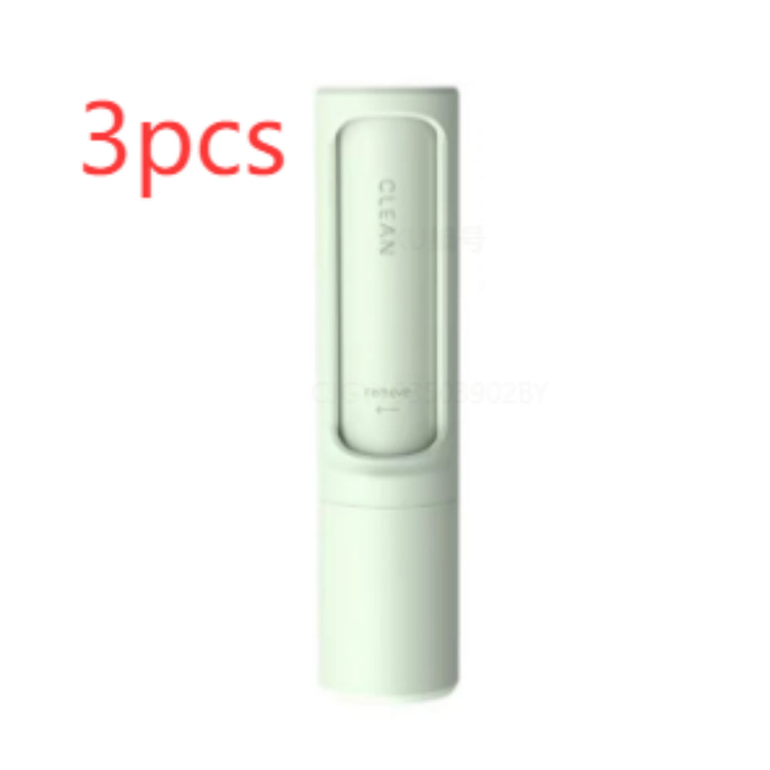 2-in-1 Herbruikbare Borstel voor het Verwijderen van Huisdierhaar / Pluisroller / Draagbaar, Effectief Zelfreinigend Hulpmiddel voor het Verwijderen van Katten- en Hondenhaar / Stofborstel