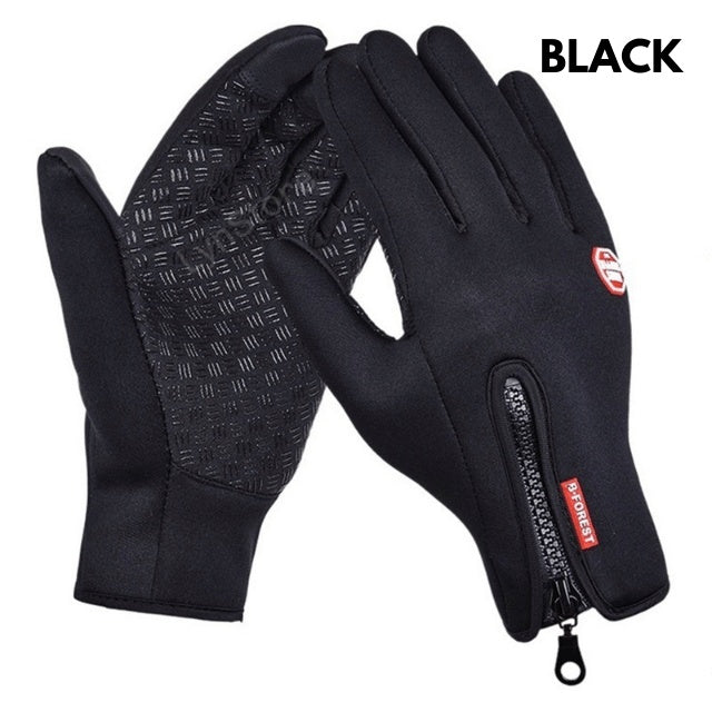 Winter Waterproof Sports Gloves With Fleece