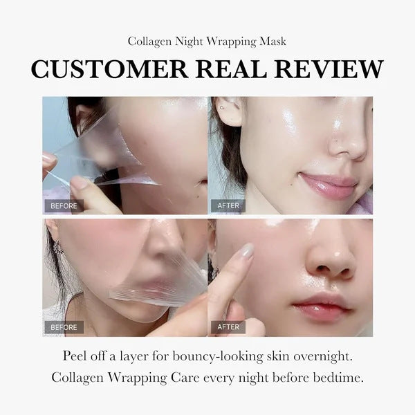 Face Night Collagen Wrapping Mask Natural Ingredients