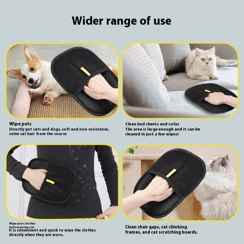 Mitt Pet Hair Remover Gloves Deshedding Brush