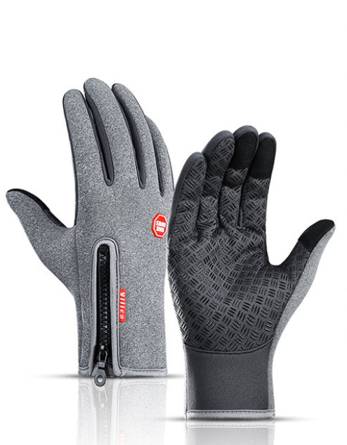 Winter Waterproof Sports Gloves With Fleece