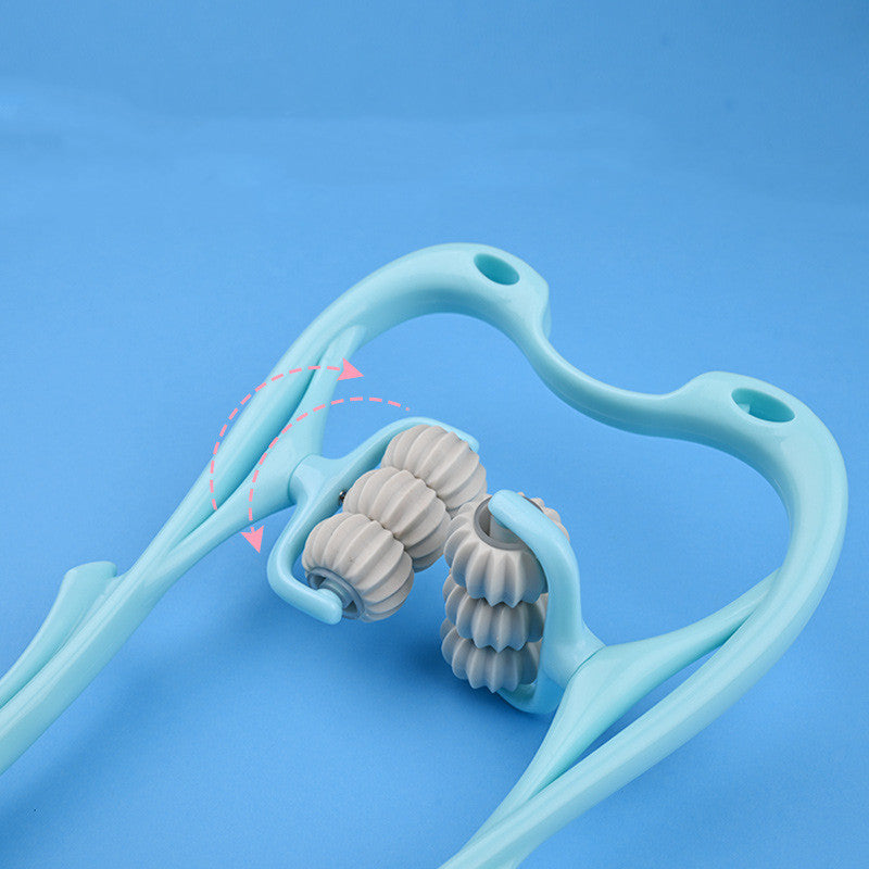 Multifunctional Manual Six-wheel Neck Massager Tool