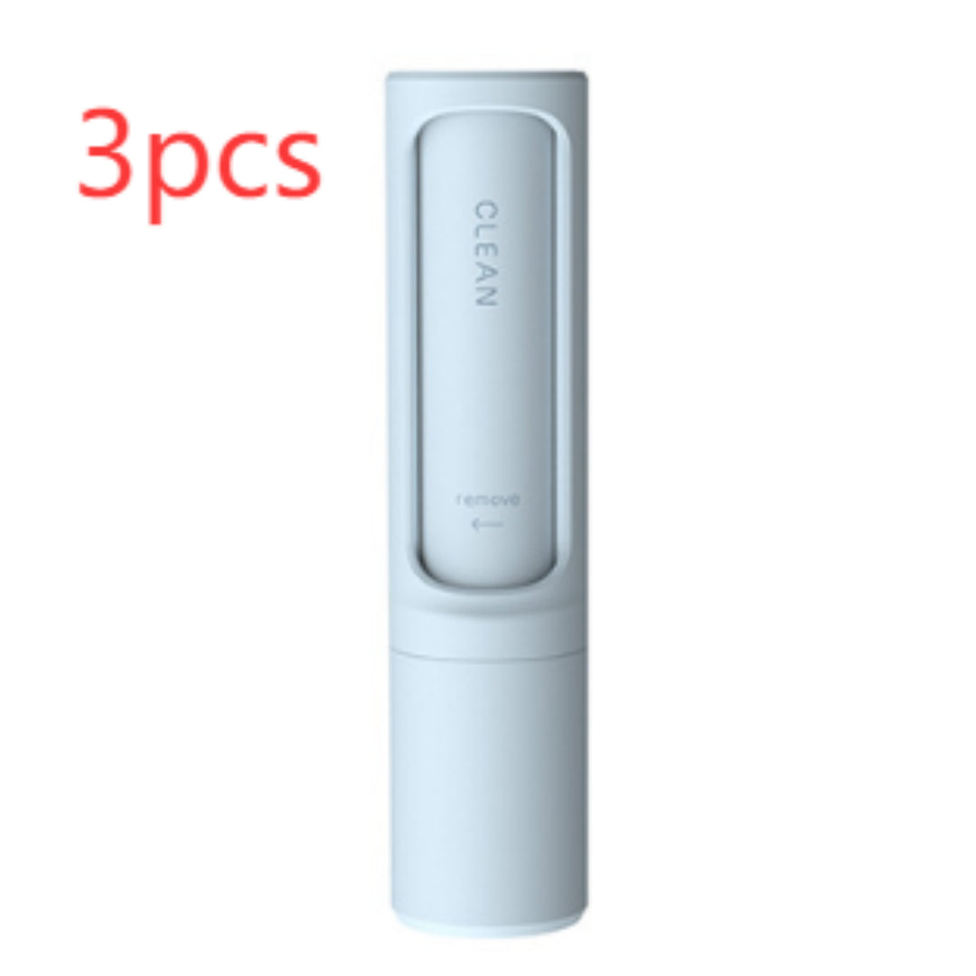 2-in-1 Herbruikbare Borstel voor het Verwijderen van Huisdierhaar / Pluisroller / Draagbaar, Effectief Zelfreinigend Hulpmiddel voor het Verwijderen van Katten- en Hondenhaar / Stofborstel