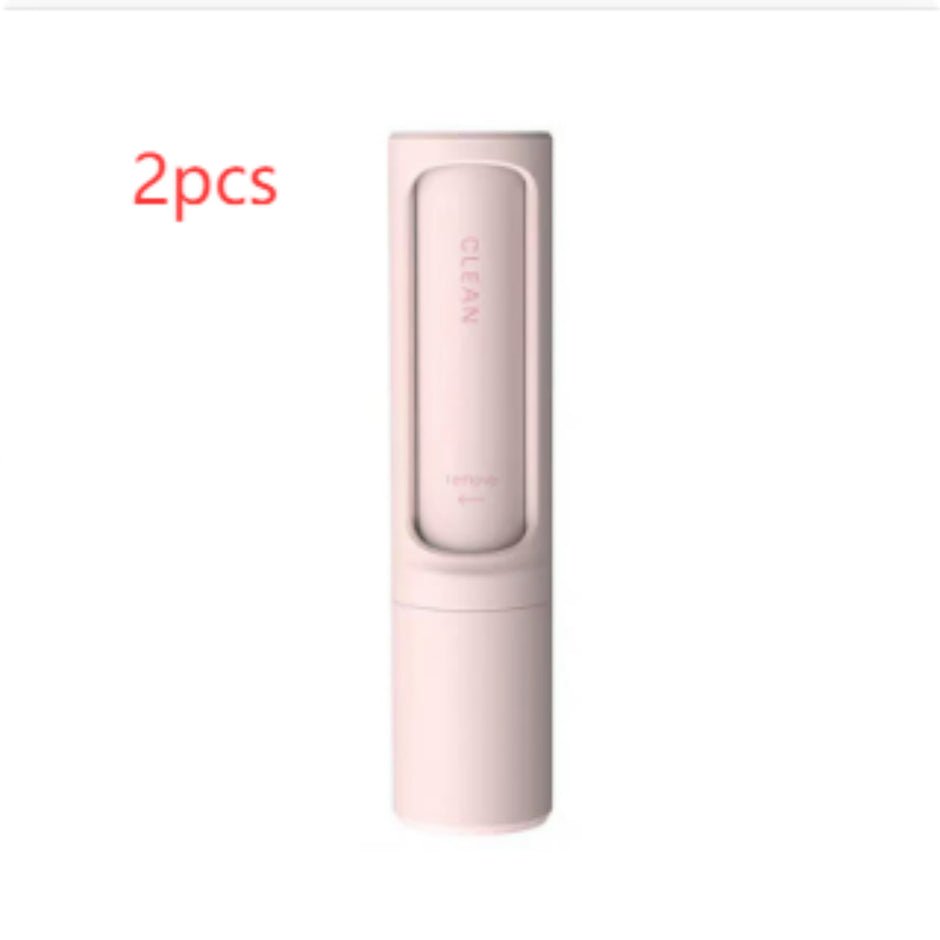 2-in-1 Herbruikbare Borstel voor het Verwijderen van Huisdierhaar / Pluisroller / Draagbaar, Effectief Zelfreinigend Hulpmiddel voor het Verwijderen van Katten- en Hondenhaar / Stofborstel