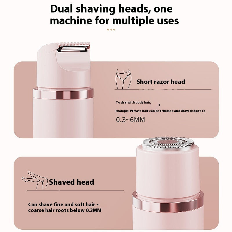 Dual-Head Electric Shaver Painless Device