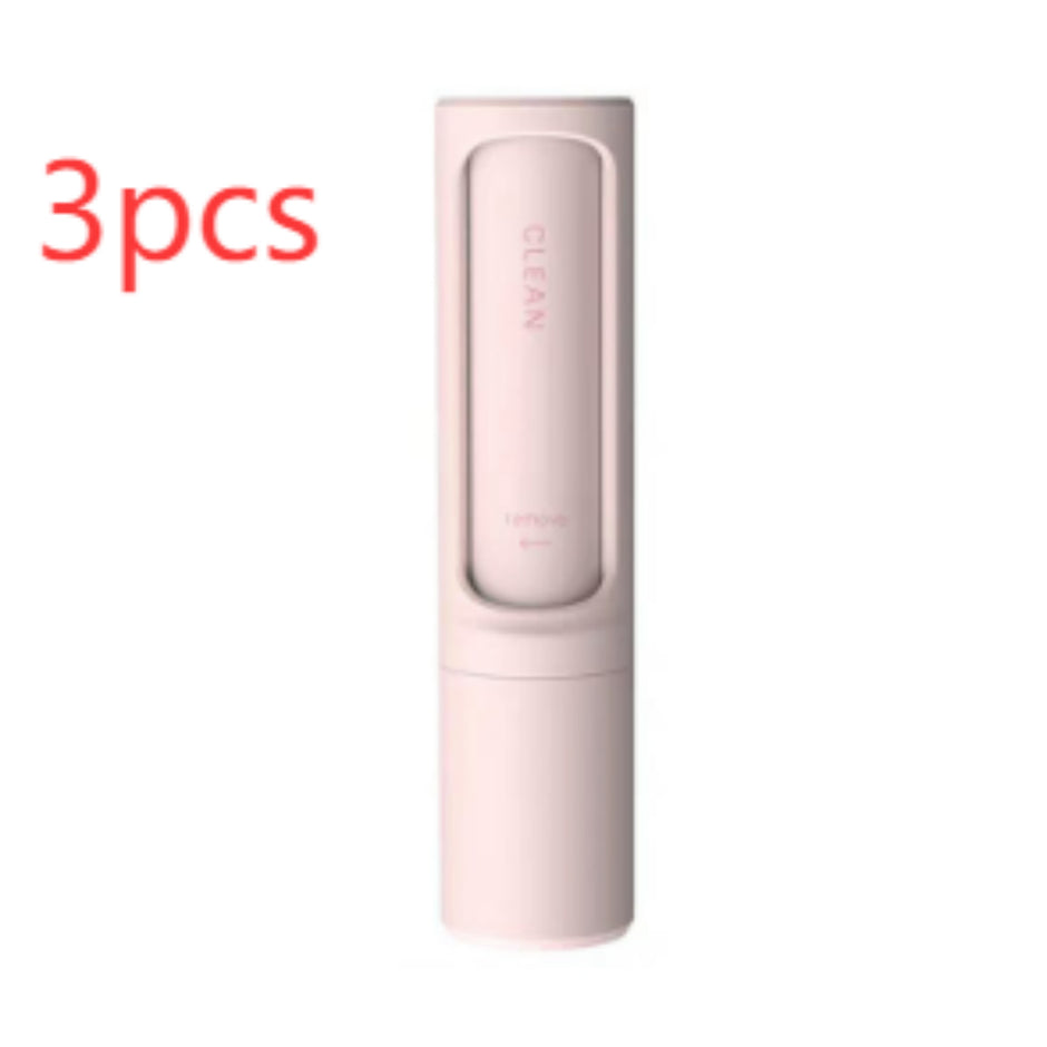 2-in-1 Herbruikbare Borstel voor het Verwijderen van Huisdierhaar / Pluisroller / Draagbaar, Effectief Zelfreinigend Hulpmiddel voor het Verwijderen van Katten- en Hondenhaar / Stofborstel