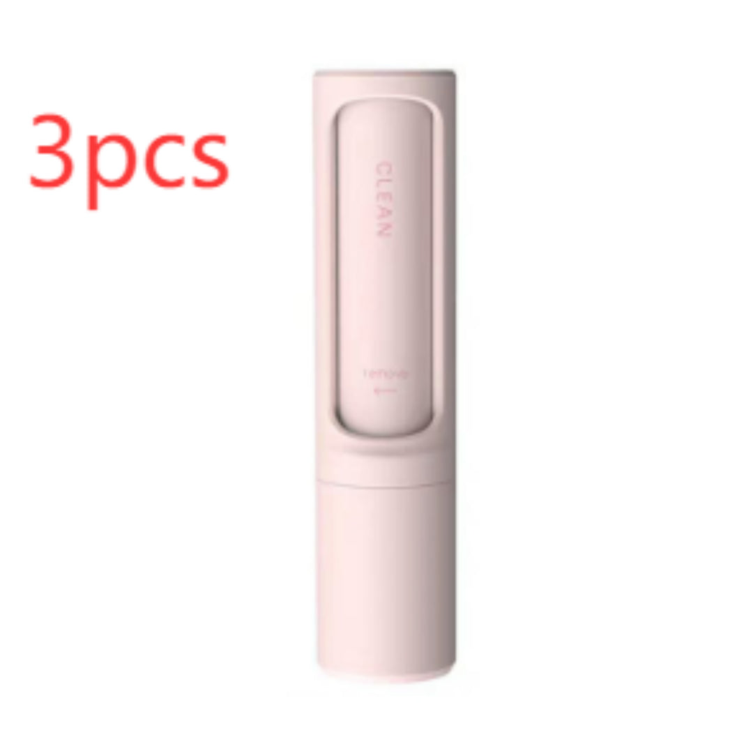 2-in-1 Herbruikbare Borstel voor het Verwijderen van Huisdierhaar / Pluisroller / Draagbaar, Effectief Zelfreinigend Hulpmiddel voor het Verwijderen van Katten- en Hondenhaar / Stofborstel